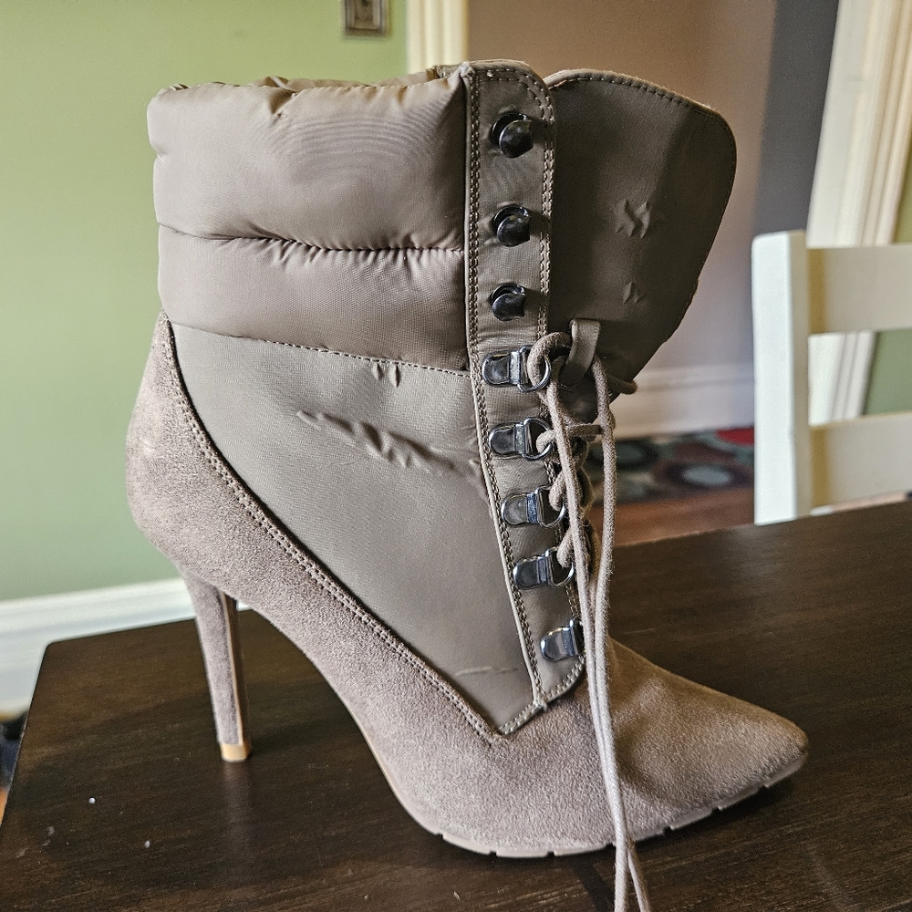 Call it spring brand army green high heels